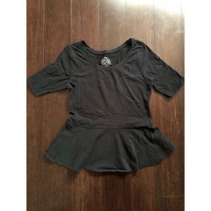 Short Sleeve Peplum Tee